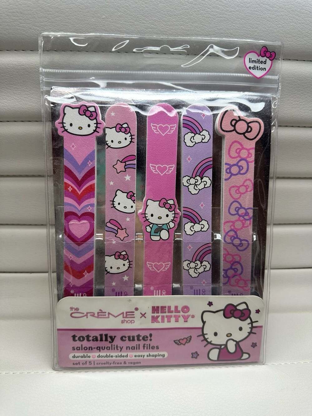 The Crème Shop x Hello Kitty Totally Cute! Salon-Quality Nail Files Set of 5